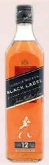 JOHNNIE WALKER Black Label whiskey 40% alc., 0.7L