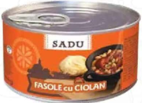 SADU Fasole cu ciolan 400 g