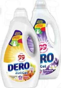 Detergent lichid DERO 3 L, 60 spălări, lavandă/ frezie