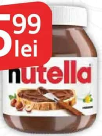 Nutella Cremă de alune de pădure cu cacao 630 g