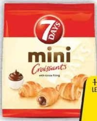7Days Mini Croissant cu cremă de cacao, 185g