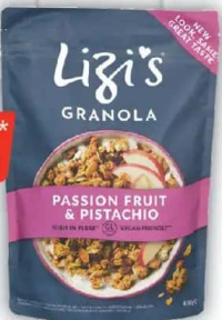 Lizi's Granola cereale cu fructul pasiunii & fistic, 400g