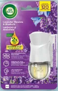Air Wick Odorizant cameră electric, lavandă și albăstrele, 19ml