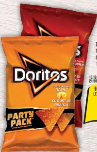 Doritos Tortilla chips cu gust de brânză/ardei iute 160g