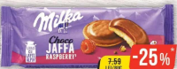 Milka Biscuiți cu jeleu cu aromă de zmeură Choco Jaffa 147g