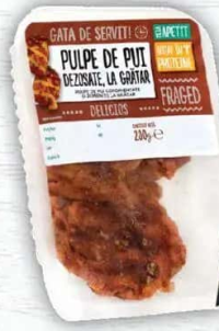Mega Apetit Pulpe de pui, dezosate, la grătar, 200g