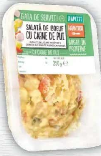 Mega Apetit Salată de boeuf cu carne de pui, 250g