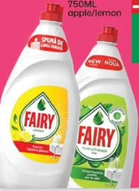 Fairy Detergent vase apple/lemon 750ml