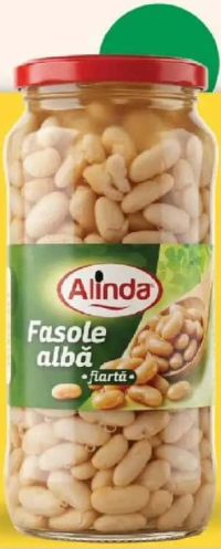 Fasole Albă Alinda 580g