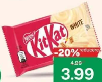Baton de ciocolată Kit Kat albă 41.5g