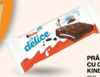 Prăjitură cu cacao cu cremă de lapte Kinder Delice 39g