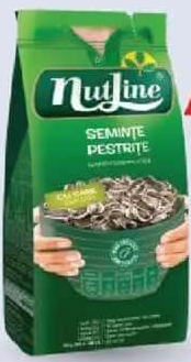 Nutline Semințe de floarea soarelui pestrițe cu sare 200g