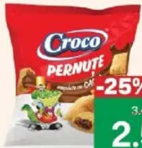 Pernuțe umplute cu cremă de cacao Croco 100g