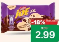 Napolitane glazurate Joe XXL cu cremă ciocolată cu lapte 46g