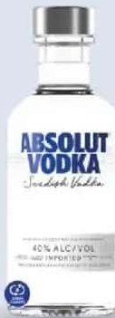 Vodca Absolut 200ml
