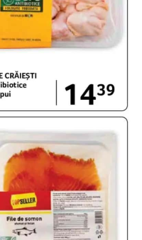Pescaria Selgros Trunchi de Merluciu Hubbsi - Calibru: 200-400 g - Captură Oceanul Atlantic - 900 g