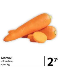 Morcovi - România, per kg