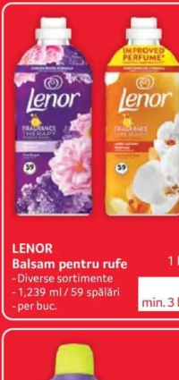 LENOR Balsam pentru rufe - Diverse sortimente - 1,239 l / 59 spălări
