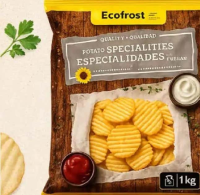 Ecofrost Cartofi felii ondulate 1 kg
