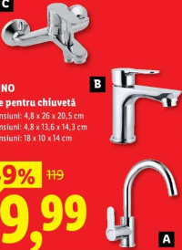 LIVARNO Baterie pentru chiuvetă