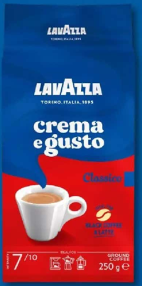 LAVAZZA Cafea măcinată Crema e gusto 250 g