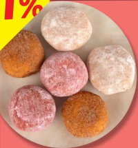 Mini gogoși fructe de pădure / ciocolată-alune / mere 24 g / 25 g
