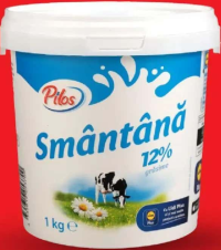 Pilos Smântână 12% grăsime 1 kg