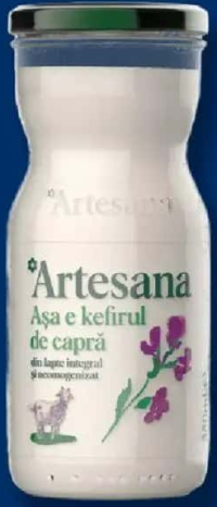 Artesana Kefir din lapte de capră 3% grăsime 350 ml