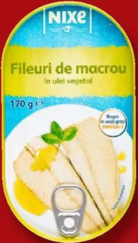 Nixe Fileuri de macrou în ulei vegetal 170 g