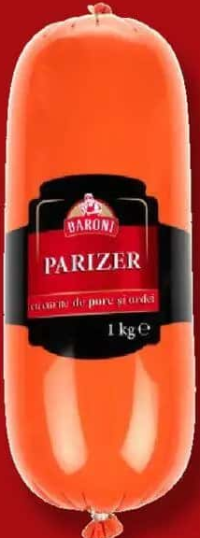 Baroni Parizer cu carne de porc și ardei 1 kg