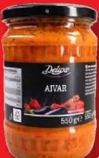 DELUXE Ajvar Zacuscă de legume 550 g