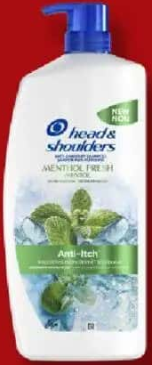 Head & Shoulders Șampon anti-mătreață clasic 2 în 1 / mentol cu pompiță 800 ml