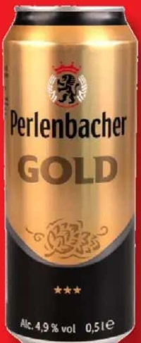 PERLENBACHER Bere blondă 0,5 L