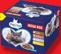 PreVital Mega Box Hrană umedă pentru pisici 24 x 100 g