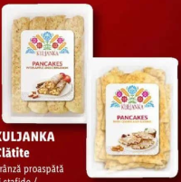 KULJANKA Clătite brânză proaspătă și stafide / cu mere și scorțișoară 400 g