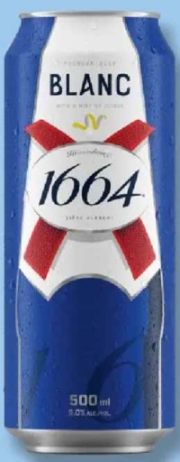 1664 Blanc Kronenbourg Bere albă 0,5 L