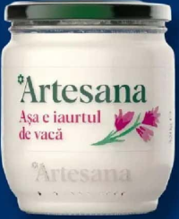 Artesana Iaurt natural de vacă 320 g