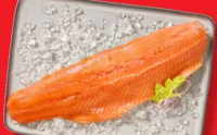 FRESH FISH TODAY File de somon norvegian, cu piele per 100 g