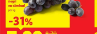 Struguri negri cu sâmburi per kg