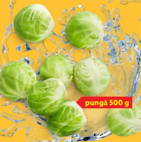 Varză de Bruxelles pungă 500 g