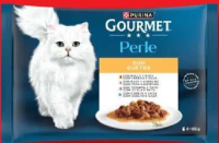 Gourmet Perle Hrană umedă pentru pisici vită și pui 4 x 85 g