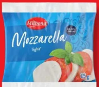 MILBONA Mozarella Light în saramură 125 g
