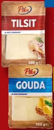 PILOS Brânză feliată diverse sortimente 500 g