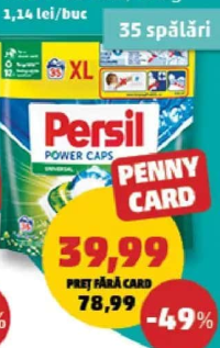 Persil Power Caps detergent pentru rufe 35 buc., 490 g