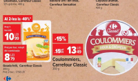 Coulommiers, Carrefour Classic, 350 g