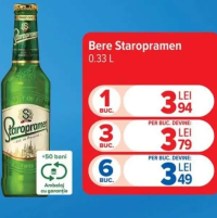 Bere Staropramen 0.33 L