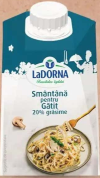Smântână pentru gătit, LaDorna 20% grăsime, 500 ml