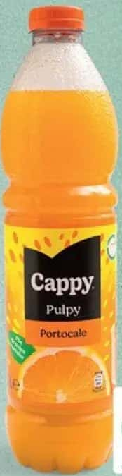 Suc Cappy Pulpy 1.5 L, portocale, grapefruit, piersici