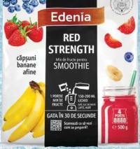 Mix de fructe pentru Smoothie Red Strength Edenia 500 g
