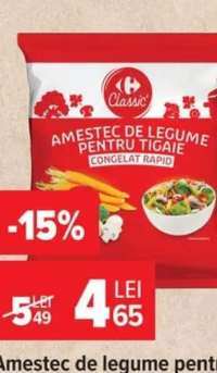 Carrefour Classic Amestec de legume pentru tigaie 1 kg